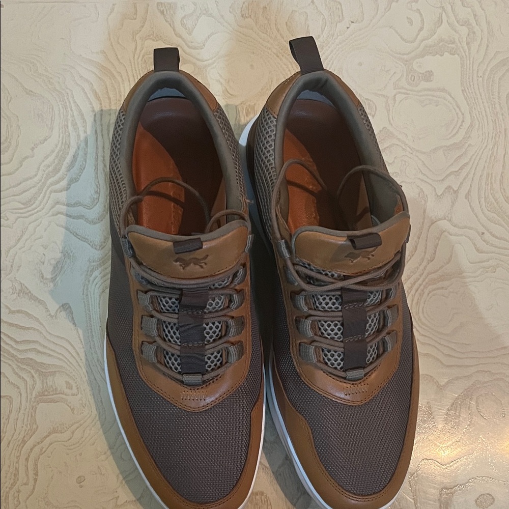 Stylish Brown and Gray Men's Derbys